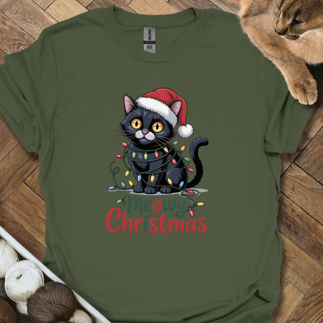 Meowy Christmas T-Shirt