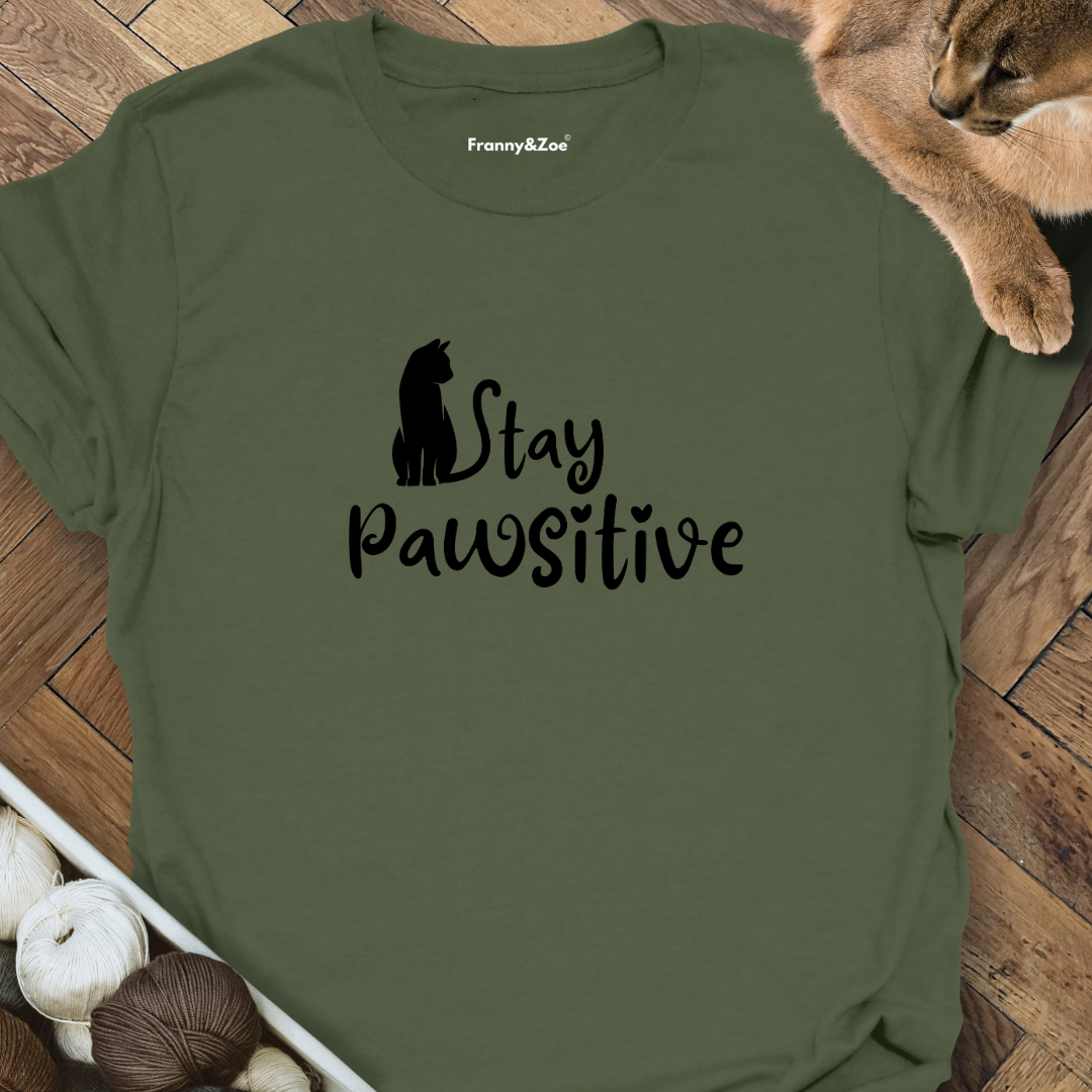 Stay pawsitive T-Shirt