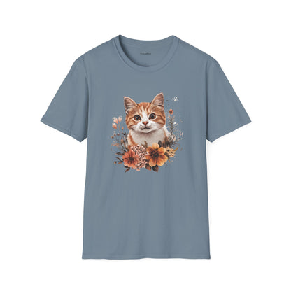 Cat and flower II T-Shirt