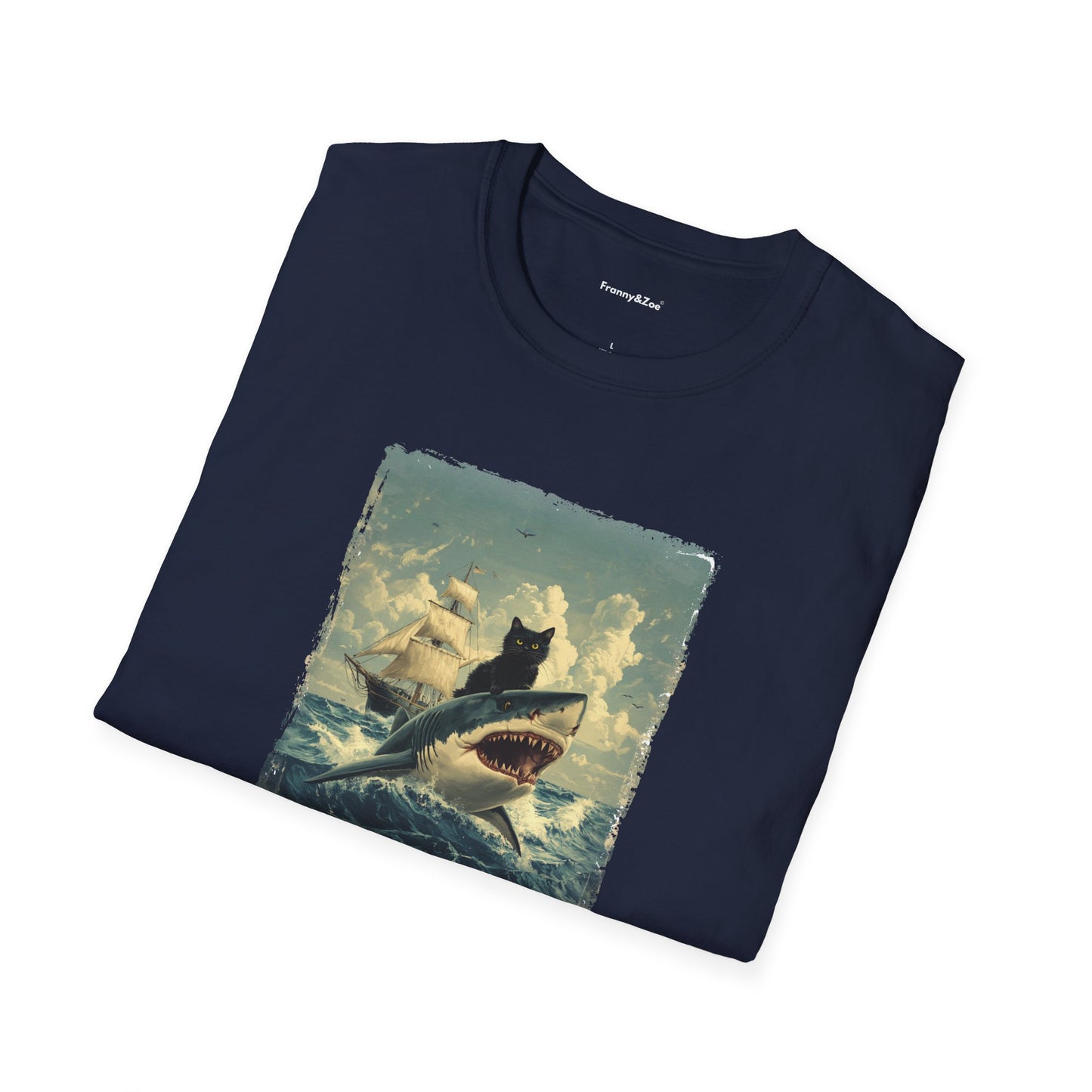 Cat on shark II T-Shirt