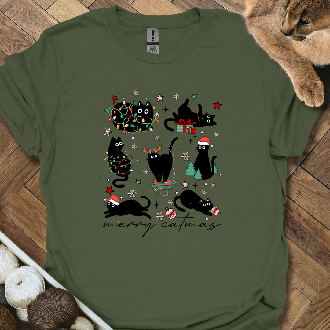 Merry Catmas T-Shirt