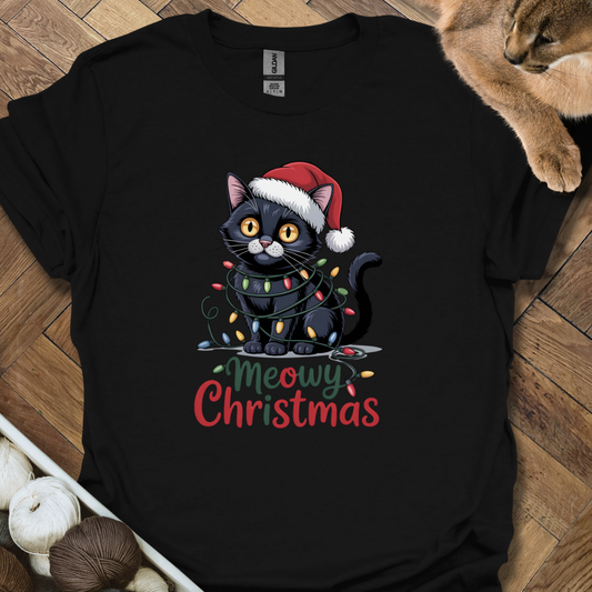 Meowy Christmas T-Shirt