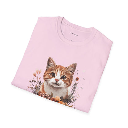 Cat and flower II T-Shirt