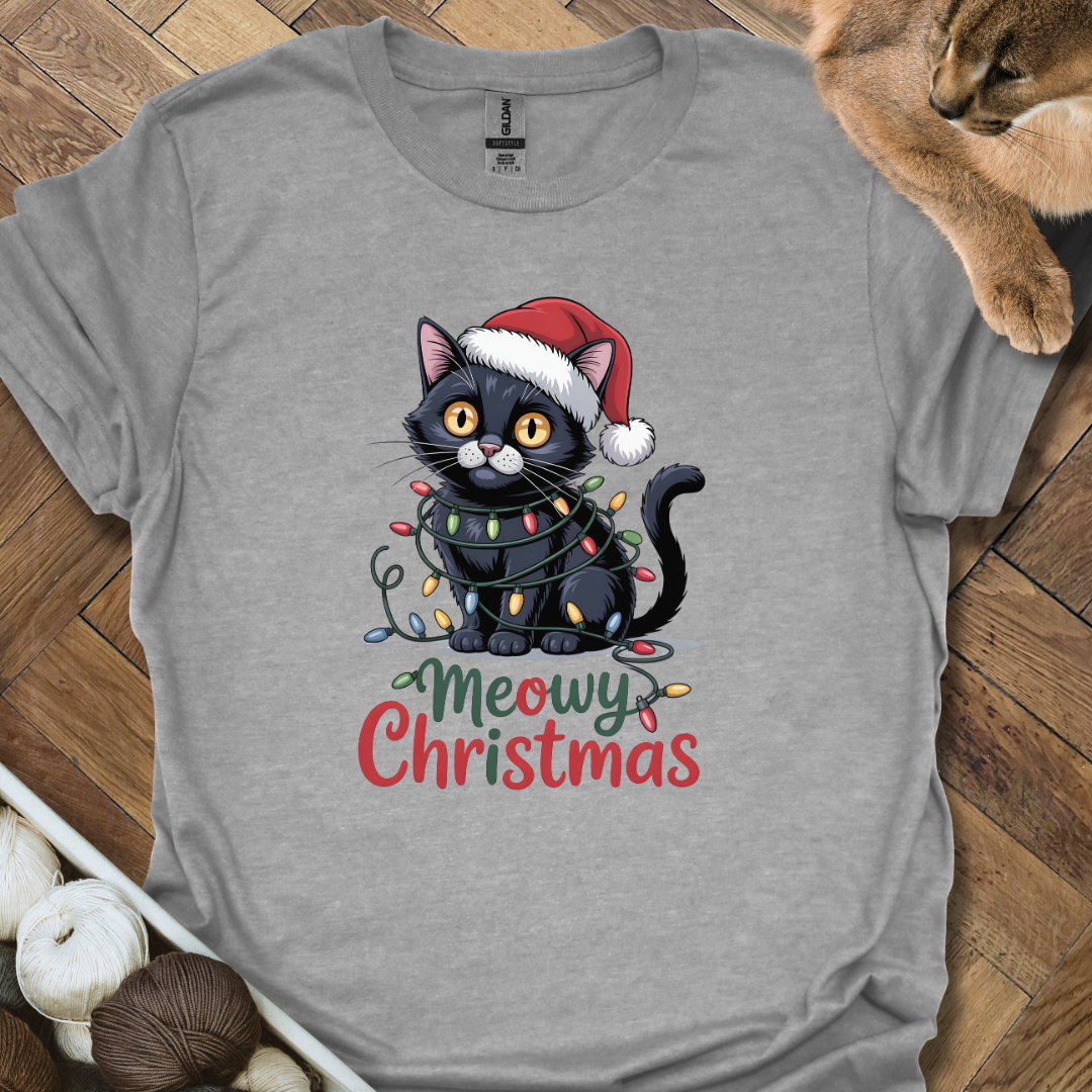 Meowy Christmas T-Shirt