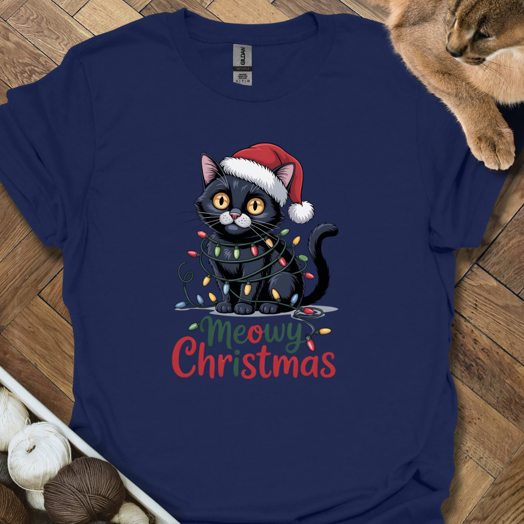 Meowy Christmas T-Shirt