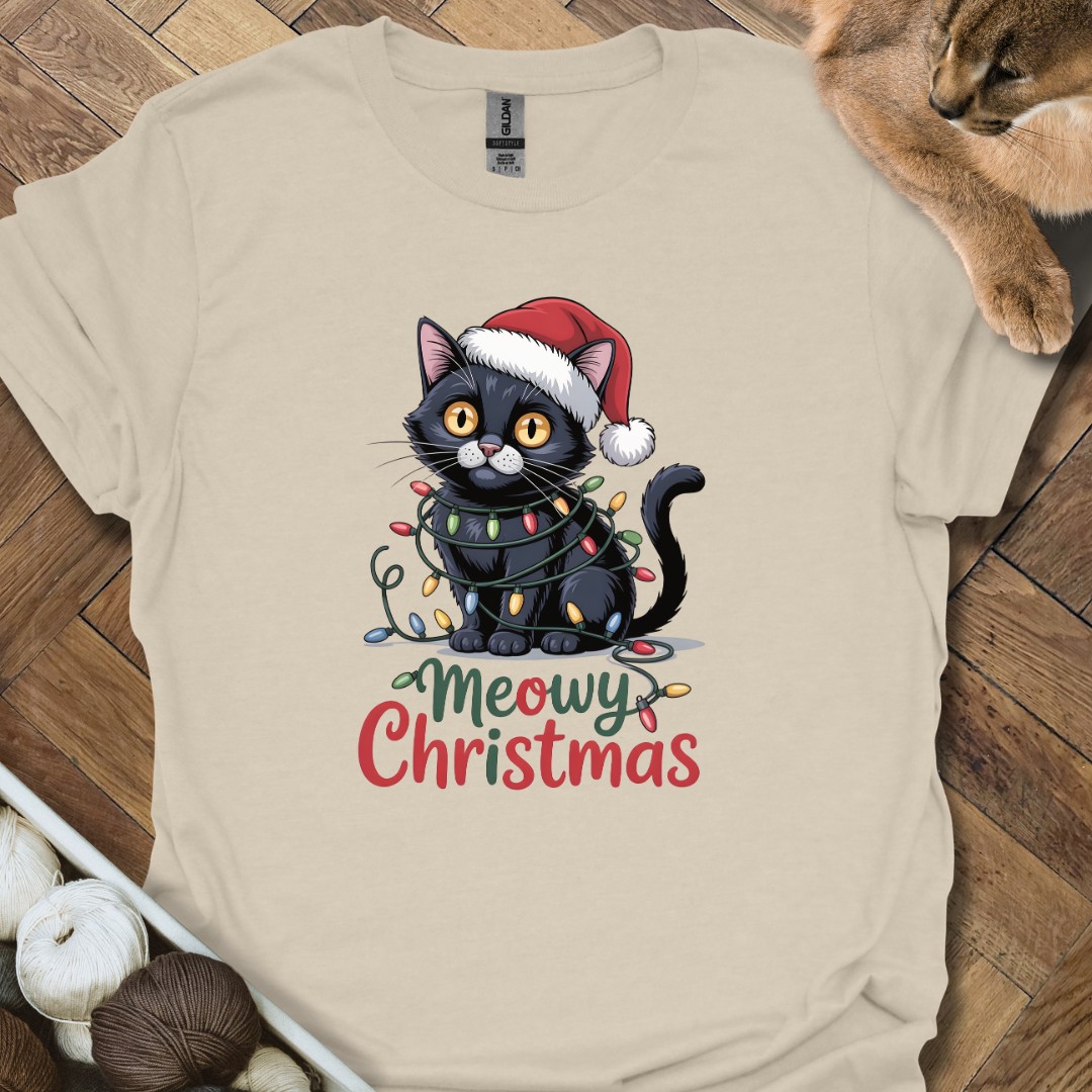 Meowy Christmas T-Shirt