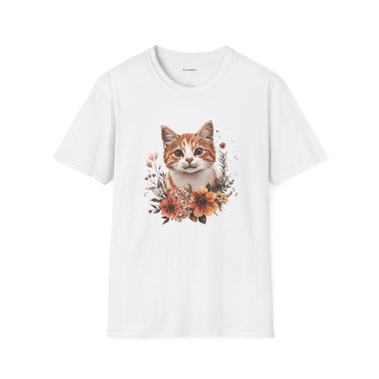 Cat and flower II T-Shirt