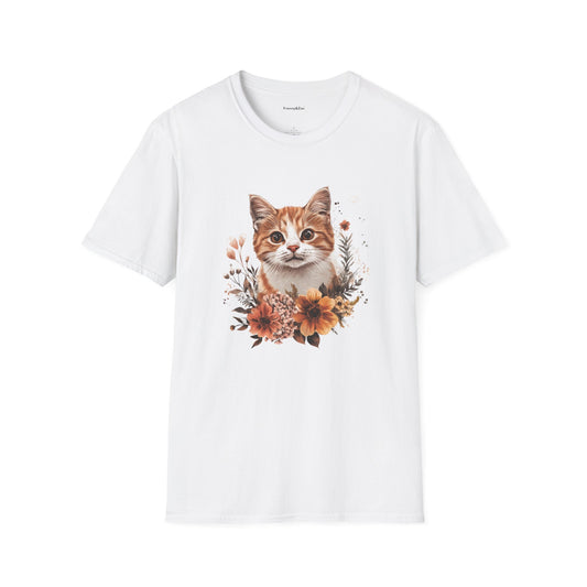 Cat and flower II T-Shirt