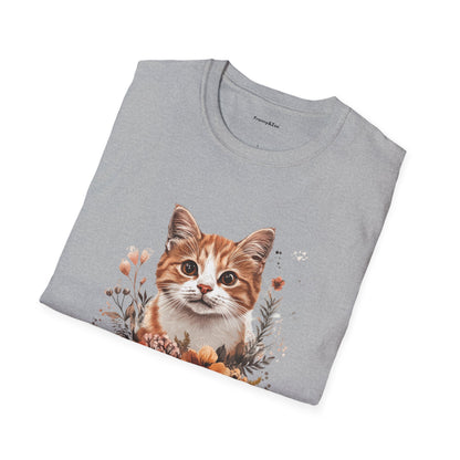 Cat and flower II T-Shirt