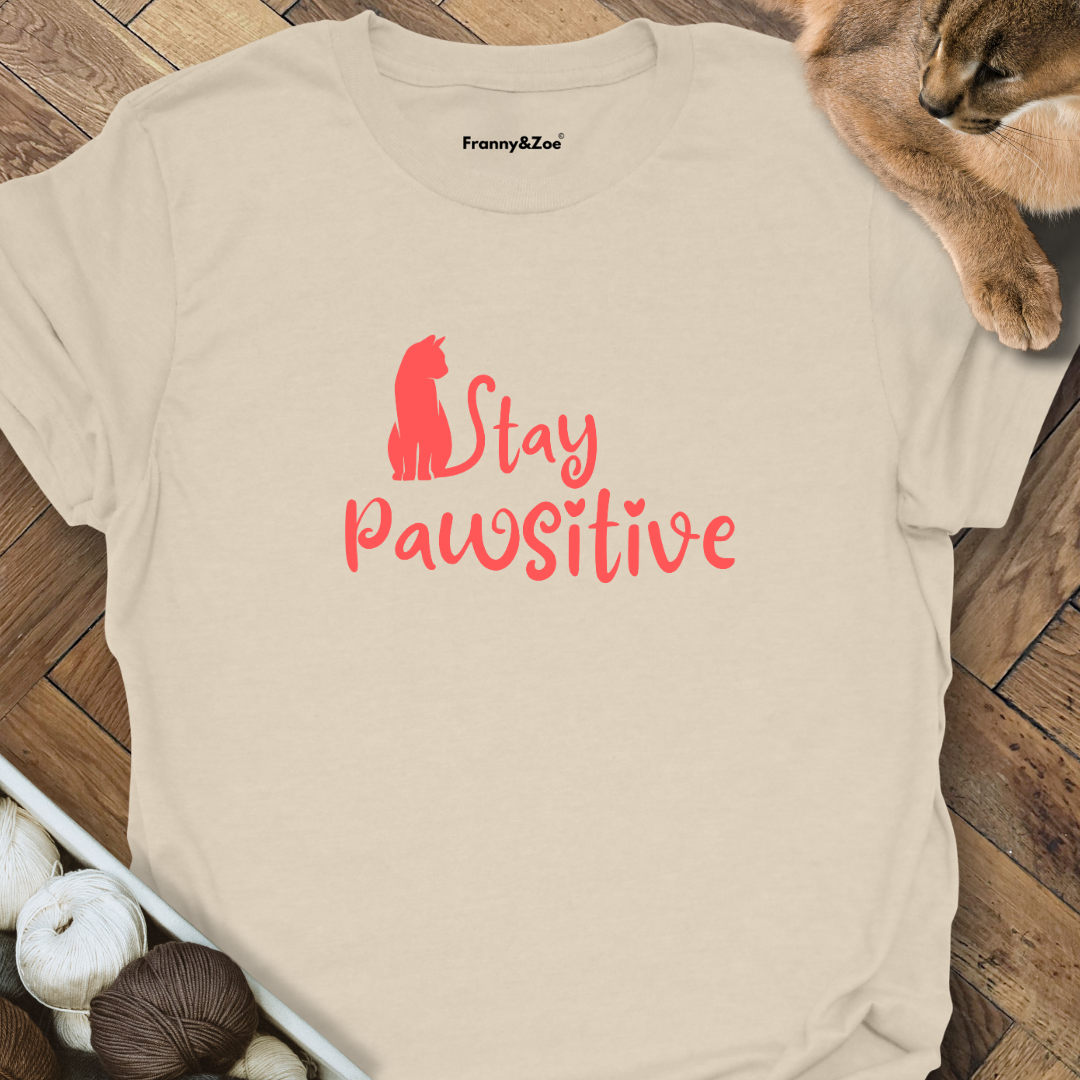 Stay pawsitive T-Shirt