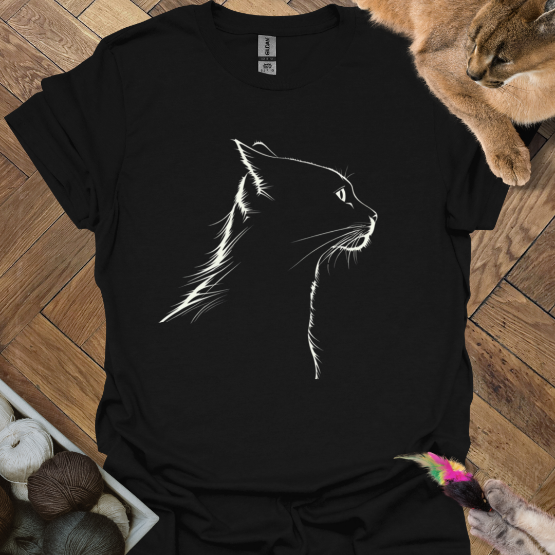 Cat Silhouette T-Shirt