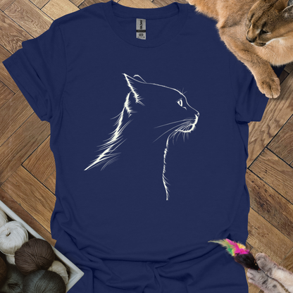 Cat Silhouette T-Shirt