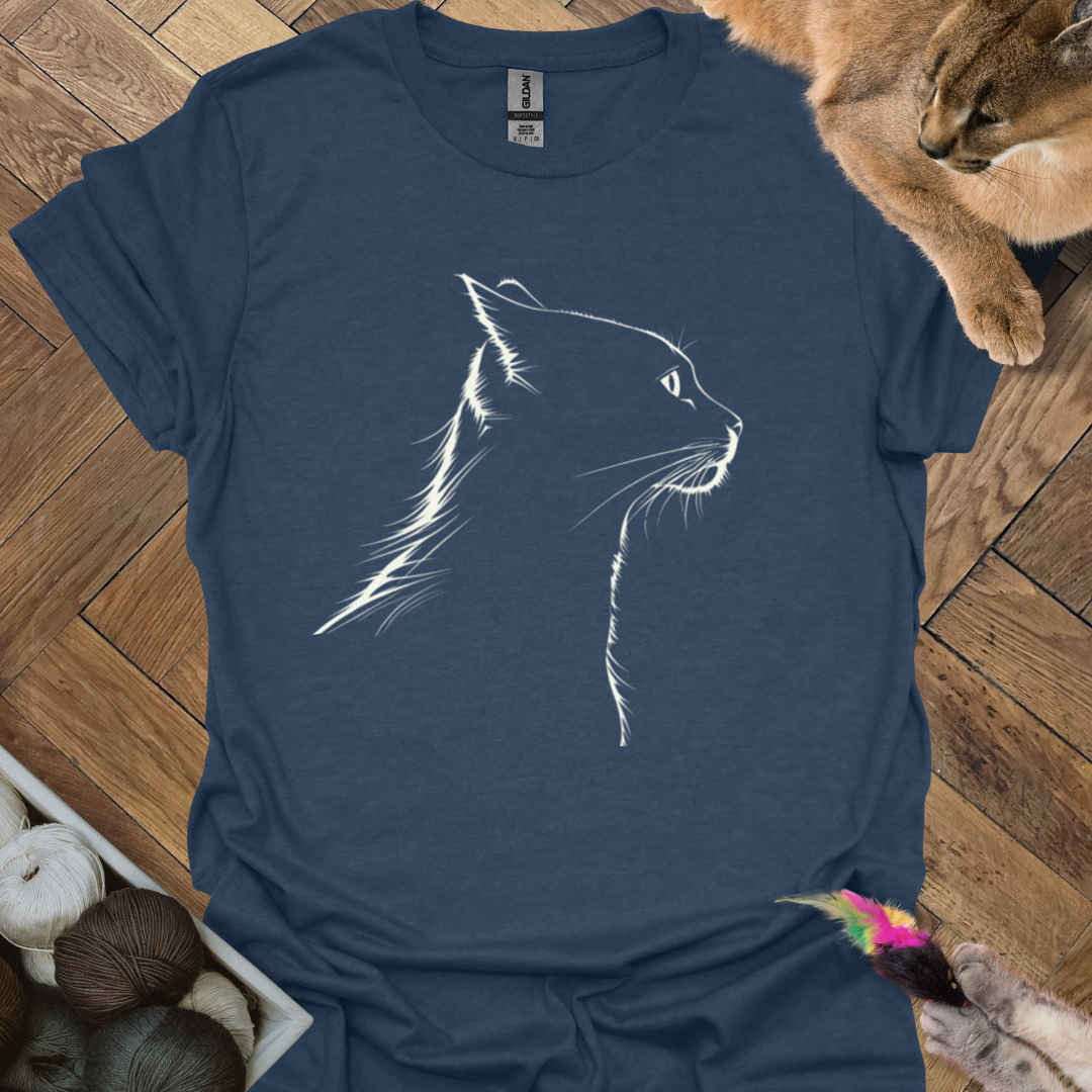 Cat Silhouette T-Shirt