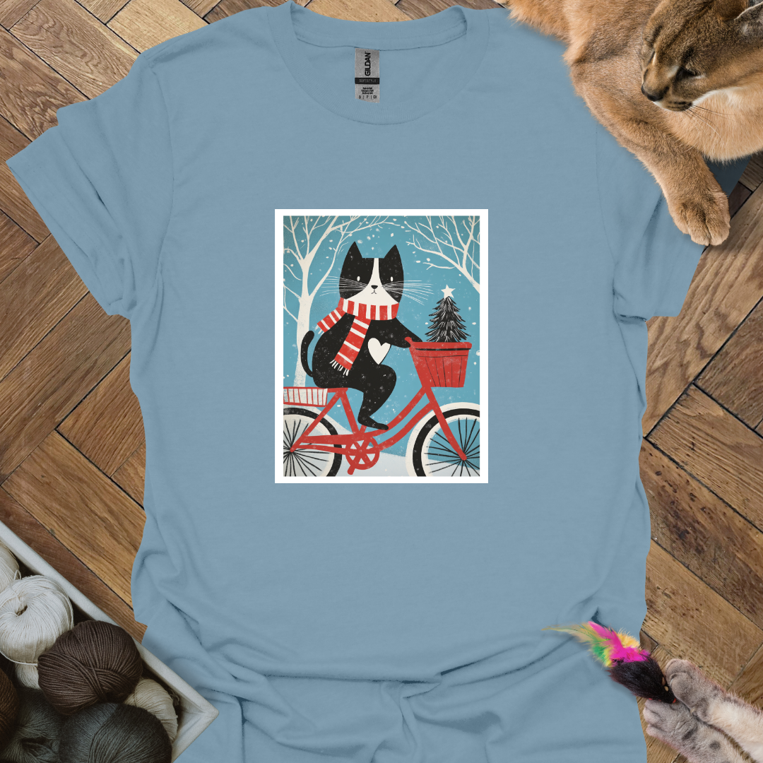 Cat on Bike T-Shirt