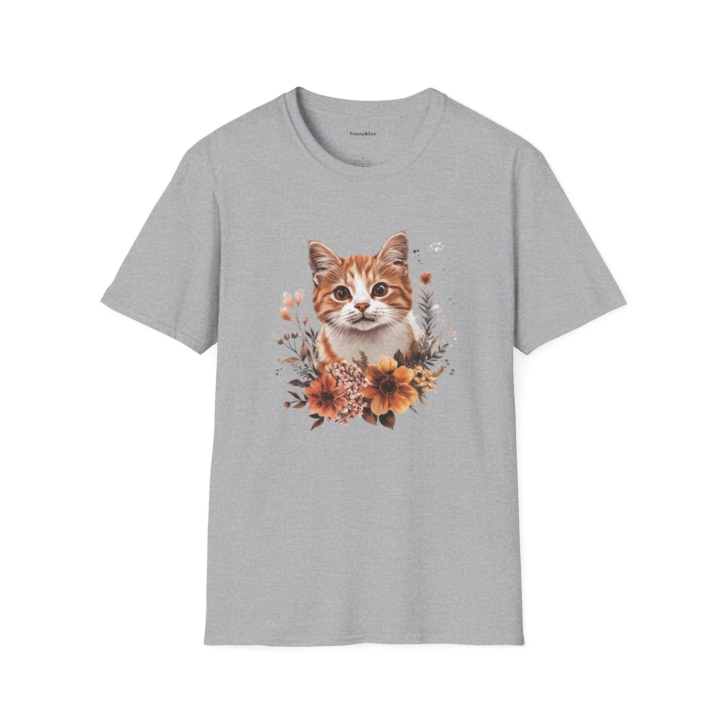 Cat and flower II T-Shirt