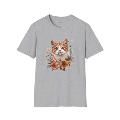 Cat and flower II T-Shirt