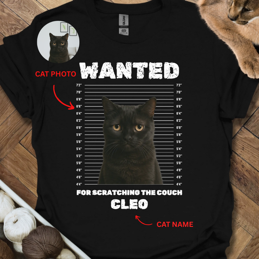 Personalized Wanted T-Shirt