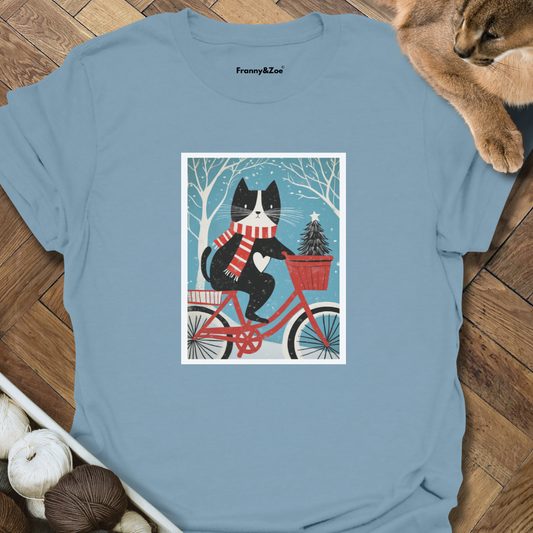 Cat on Bike T-Shirt
