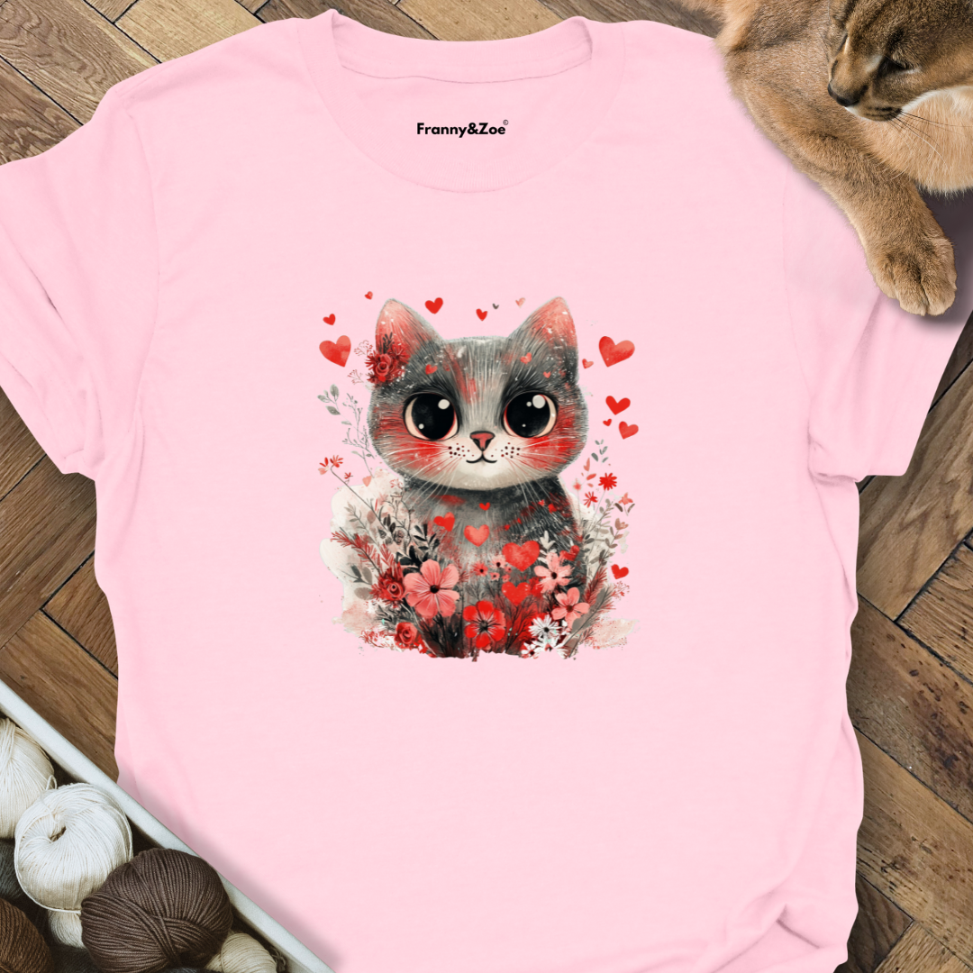 Cat and flowers II T-Shirt