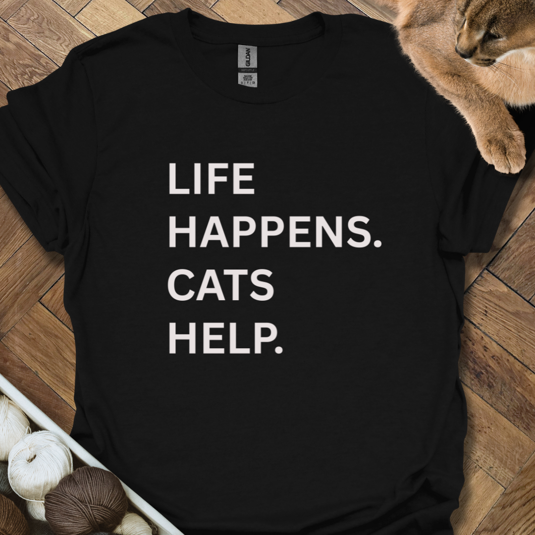 Cats Help T-Shirt