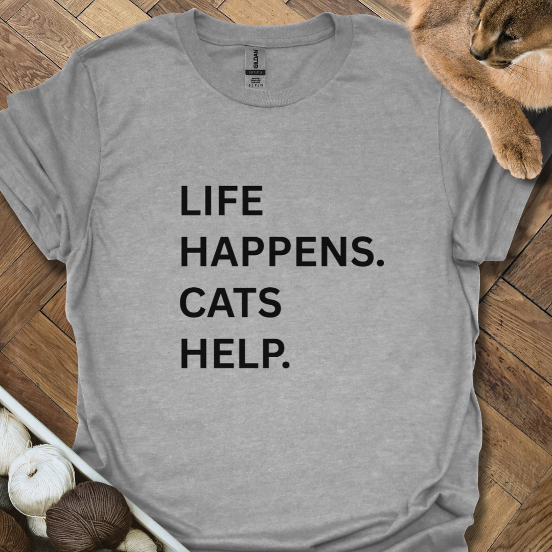 Cats Help T-Shirt