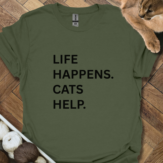 Cats Help T-Shirt