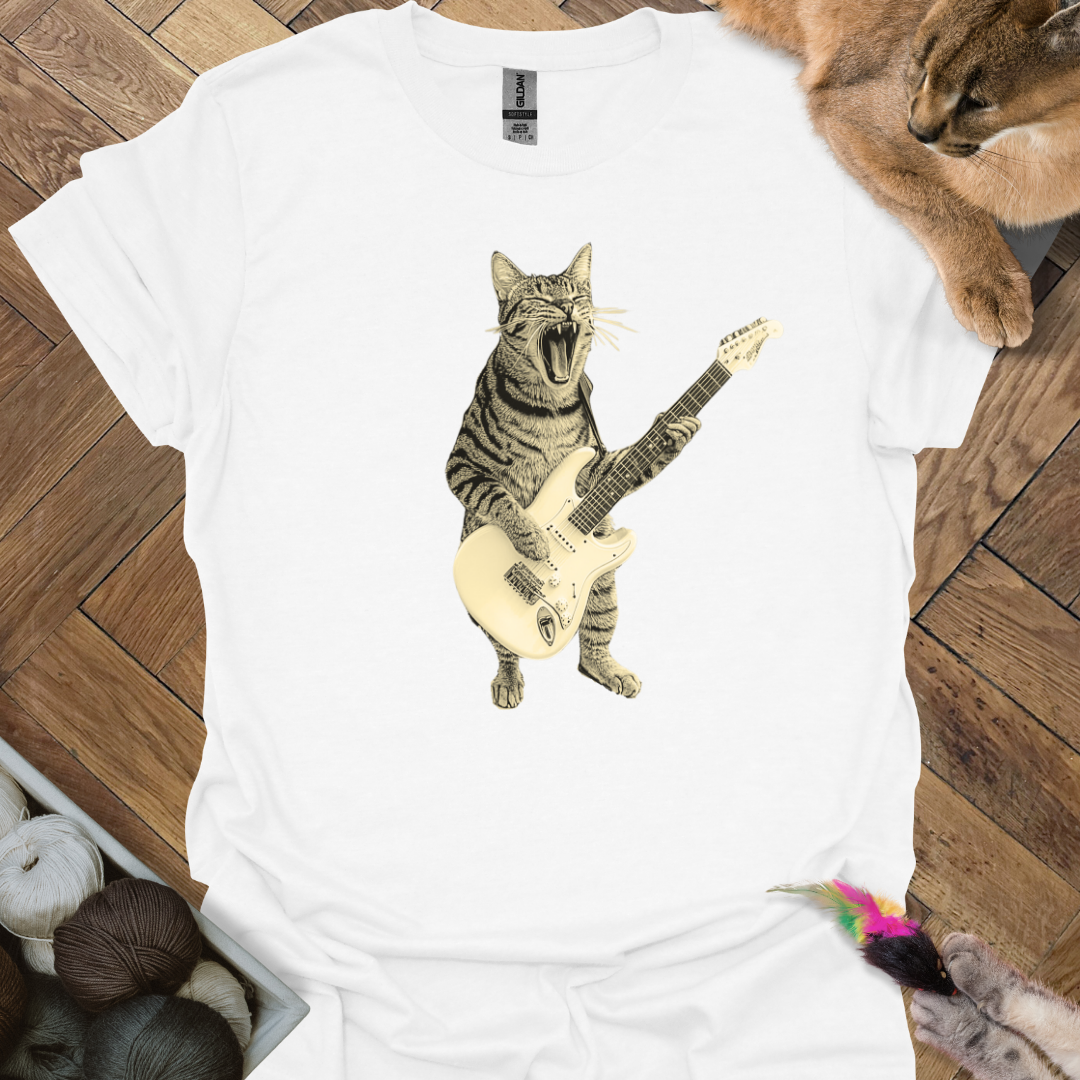 Guitar Cat T-Shirt