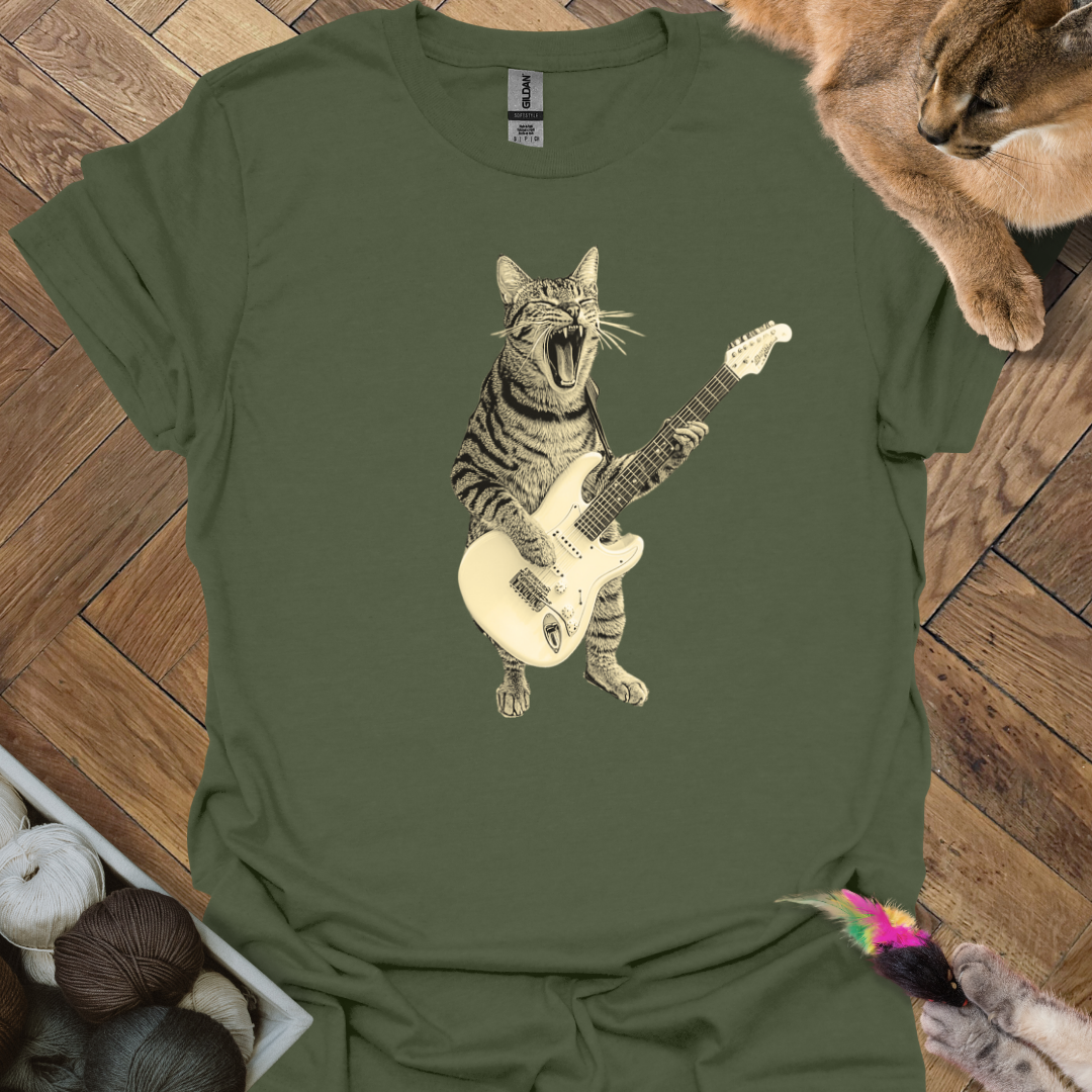 Guitar Cat T-Shirt