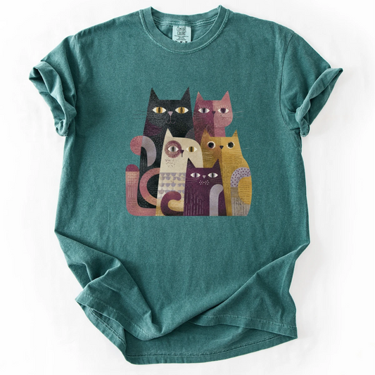 Cat Family 5 Premium Tee